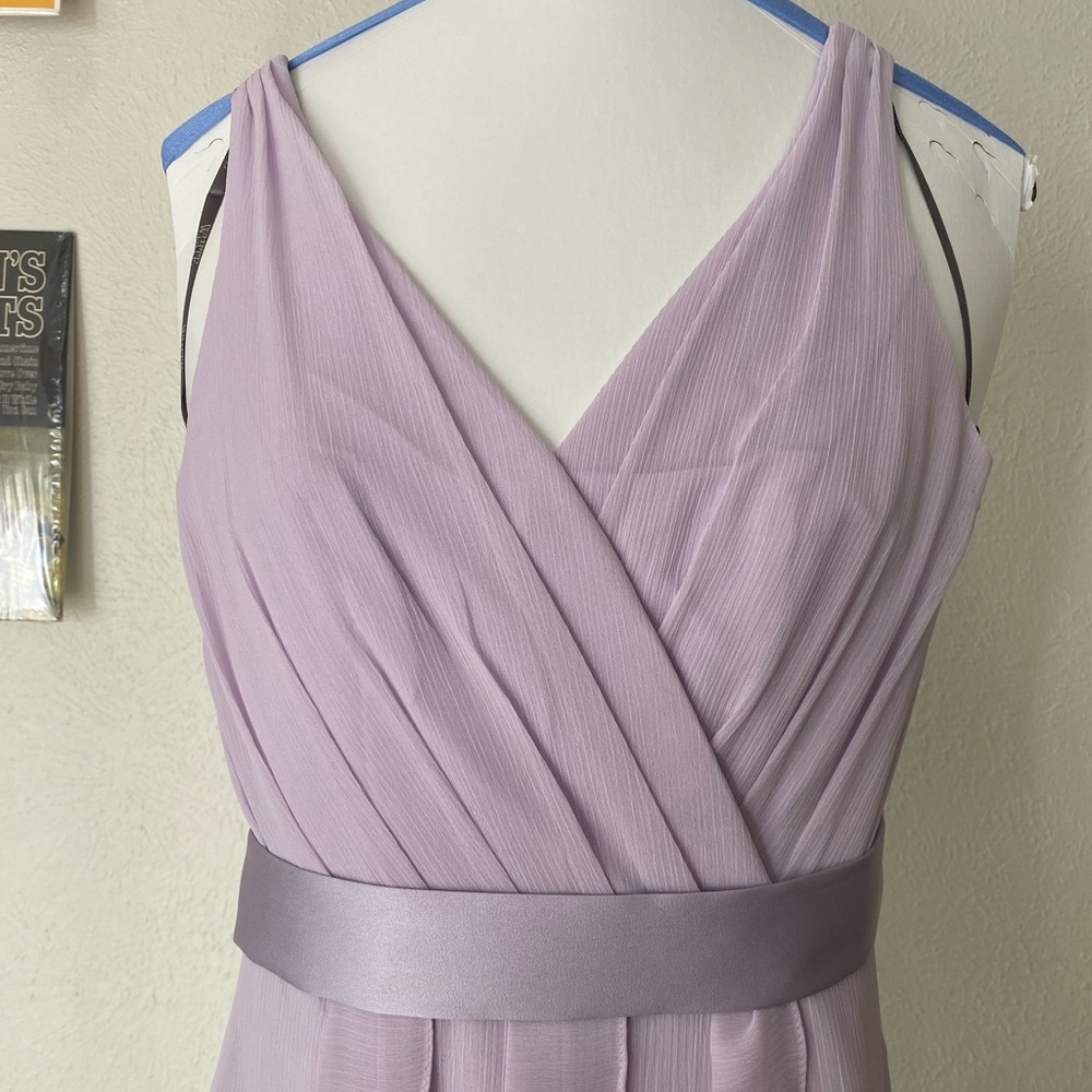 Vera Wang Long Lavender Gown